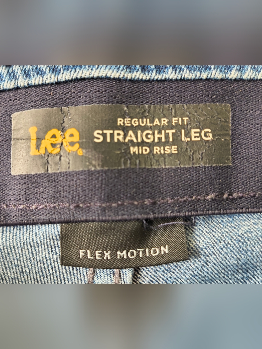 Lee Flex Motion Straight Leg Jeans Women's 10 Mid Rise Stretch Medium Wash Denim - Picture 2 of 7